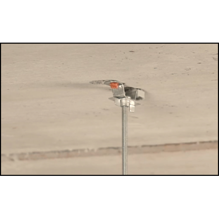 Szerelési kép ATVS M8 lőhető menetes szár függesztő