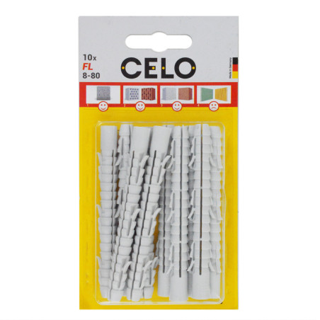 FL extra hosszú nylon dűbel, bliszterben