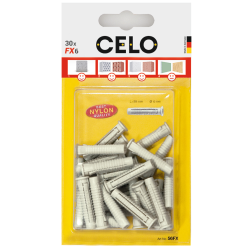 Blisteres FX dűbel, a legsokoldalúbb 4 oldalra táguló nejlon dűbe