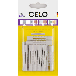 CELO MZ univerzális műanyag dűbel, bliszterben