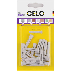 CELO MZK univerzális műanyag dűbel gallérral, bliszterben