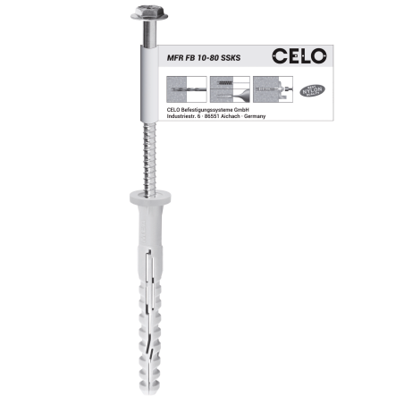 CELO MFR FB SSKS multifunkcionális rögzítő dűbel